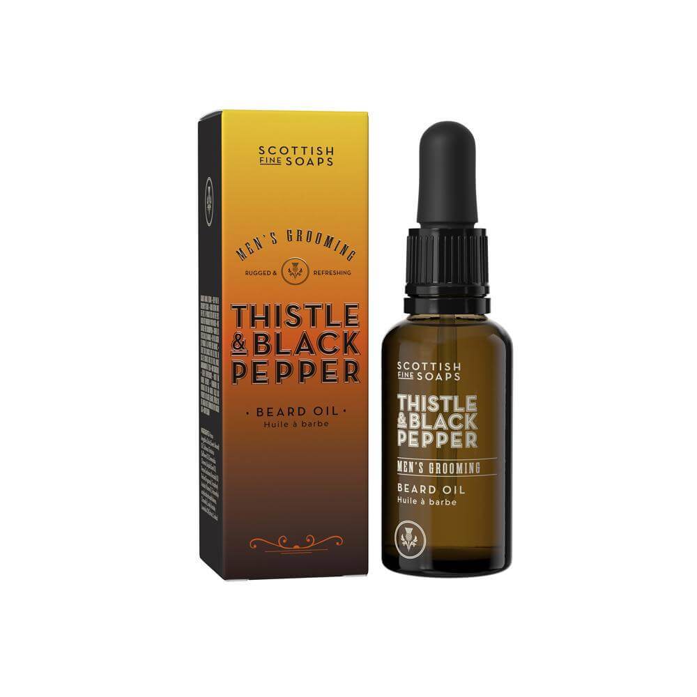 The Scottish Fine Soaps Company Thistle & Black Pepper Beard Oil 30ml